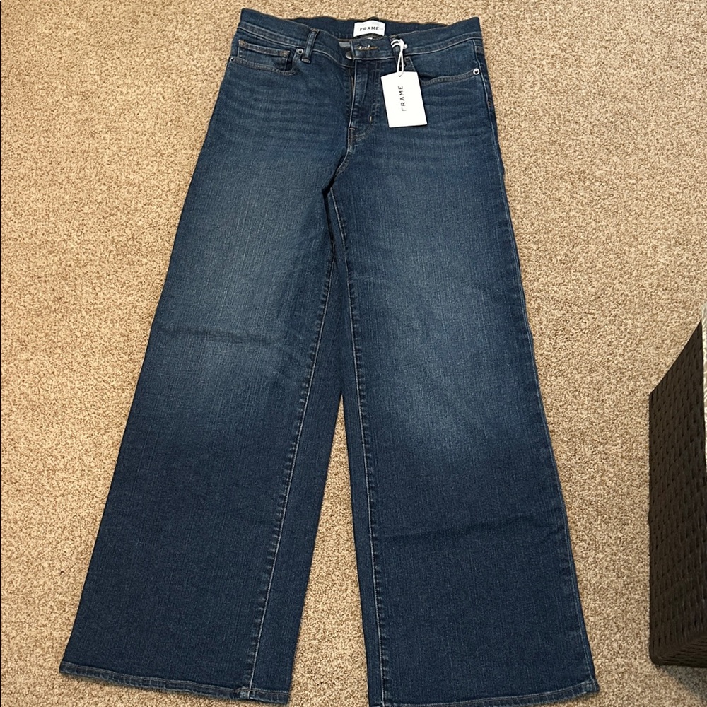 Frame Denim Le Slim Palazzo Jeans